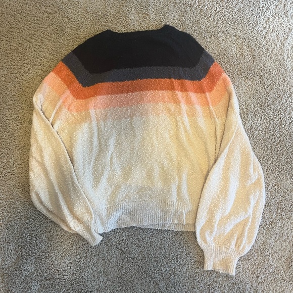 Multi-Color Rip Curl Lightweight Sweater - Picture 4 of 5